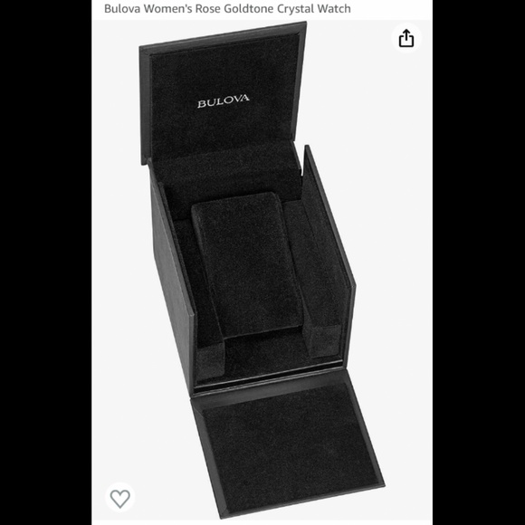 Bulova Rose Gold Tone w Crystal Watch - Picture 10 of 11